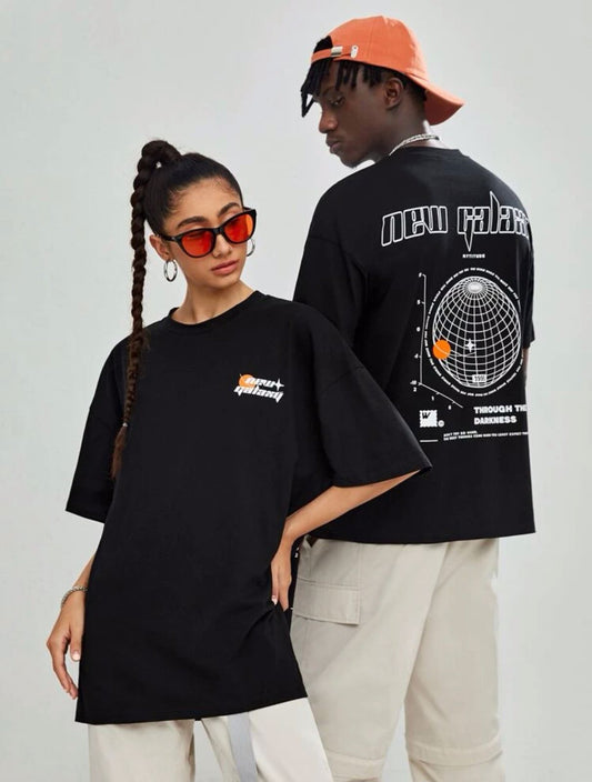 Graphic Drop Shoulder Tee